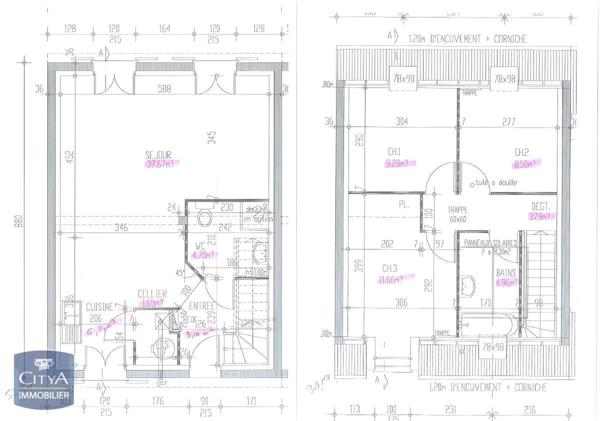 Maison à louer 4 pièces 82.24m² Égly (91520)
