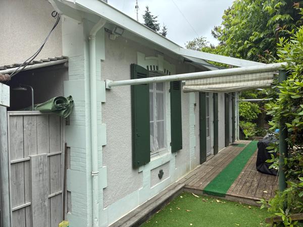 Maison ville d'hiver.