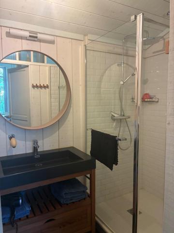 Maison ville d'hiver.