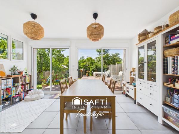 SAINT-LYS CENTRE – Charmante maison familiale T5 rénovée de 144 m²