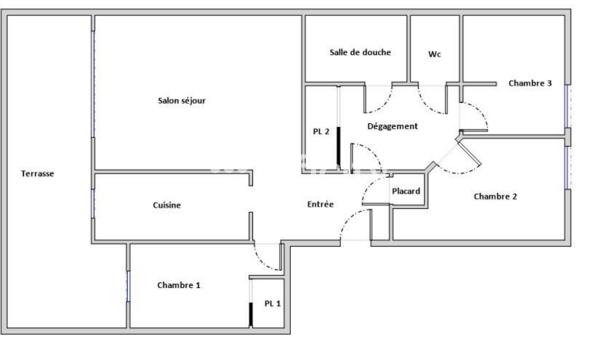 Appartement
         4 pièces
        - 78 m² Exclusivité 230 000 € *