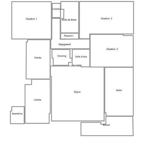 PUTEAUX/ Boieldieu - Appartement 5 pièces 121m² avec cave, parking boxé et balcon 8m²