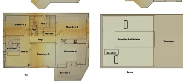Maison à visiter sans tarder "coup de coeur" 8 pièces terrain 480 m² sans vis à vis