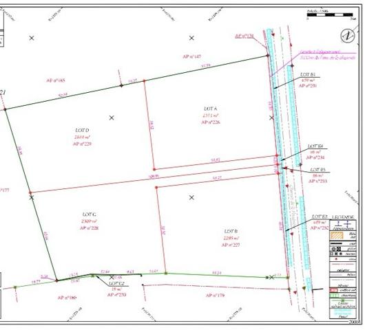 Challans (85300) CHALLANS - TERRAIN CONSTRUCTIBLE DE 2 200 M²