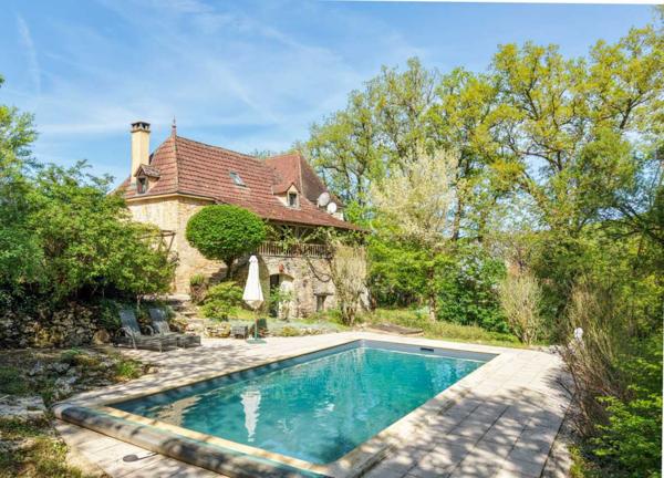 Maison ancienne - Gourdon Secteur Gourdon - Maison de charme en pierre au calme avec piscine sur 1790 m² boisés