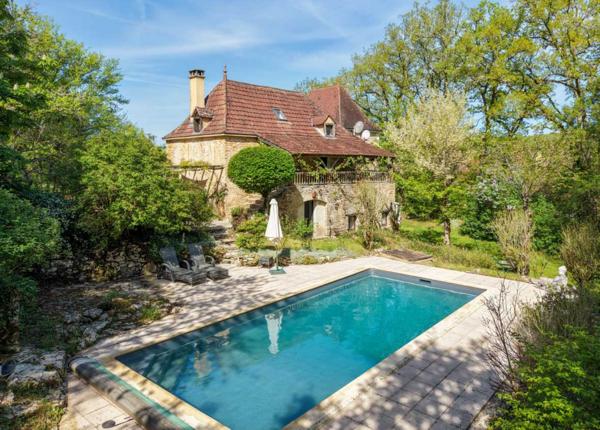 Maison ancienne - Gourdon Secteur Gourdon - Maison de charme en pierre au calme avec piscine sur 1790 m² boisés