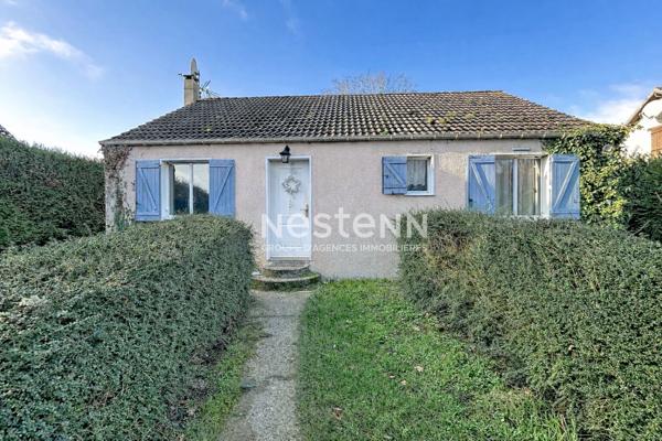 Proche Nonancourt maison plain-pied 5 pièces, terrain clos 1800m2, garage fermé