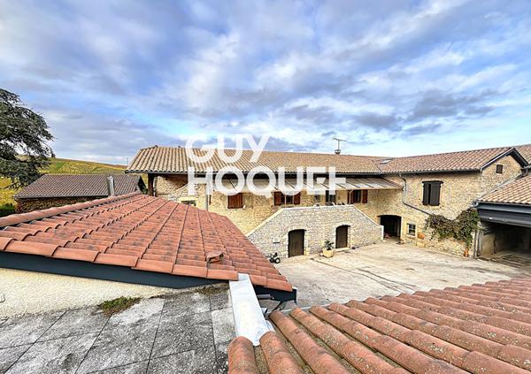 Propriété Viticole en Pierre - Deux Maisons + Dépendances et Terrain - 71960 FUISSE