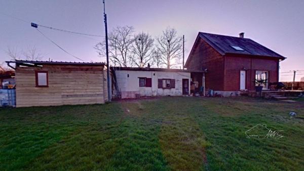 Maison en bois, 3 chambres