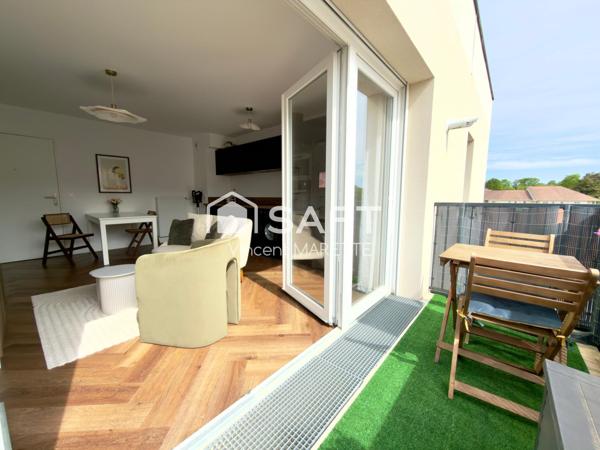 Appartement cocooning avec balcon et 2 stationnements – Résidence récente