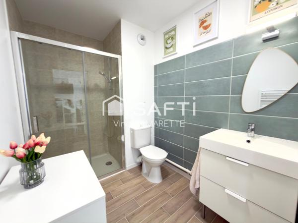 Appartement cocooning avec balcon et 2 stationnements – Résidence récente