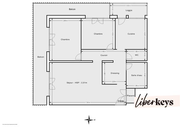 Sublime T3 sans travaux avec garage, cave et terrasse. 