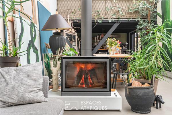 Loft avec patio dans une ancienne clouterie