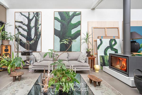 Loft avec patio dans une ancienne clouterie