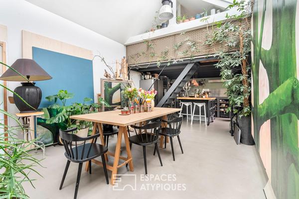 Loft avec patio dans une ancienne clouterie