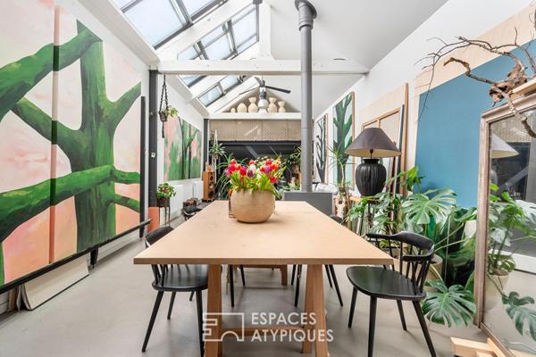 Loft avec patio dans une ancienne clouterie