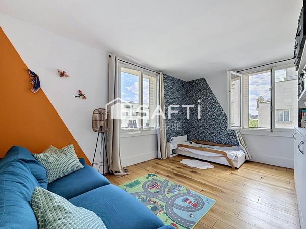 Appartement T3, 5e étage,85 m², rue P Delorme