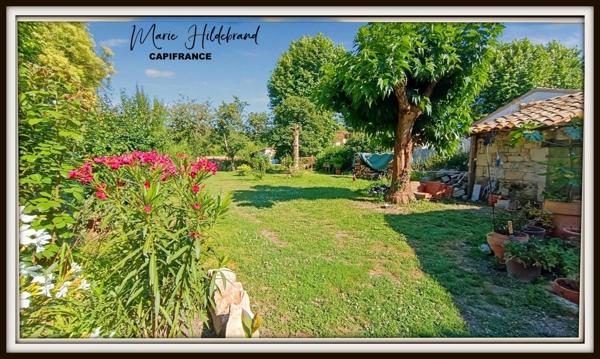 Maison en pierre - 105m² habitable - 750m² de jardin - 2 chambres - dépendance