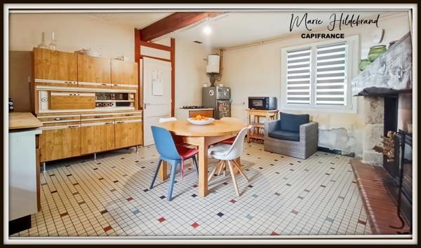 Maison en pierre - 105m² habitable - 750m² de jardin - 2 chambres - dépendance