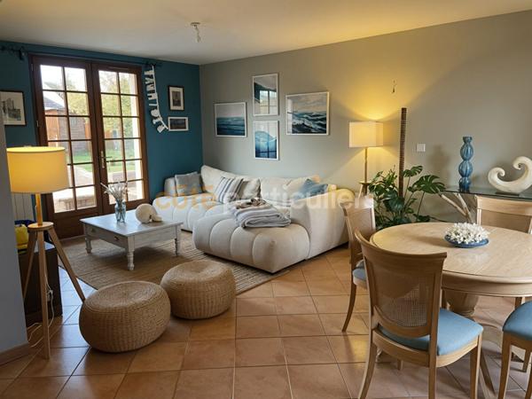 Location Maison87,95 m² - 4 Pièces - ANGERVILLE LA CAMPAGNE (27930)