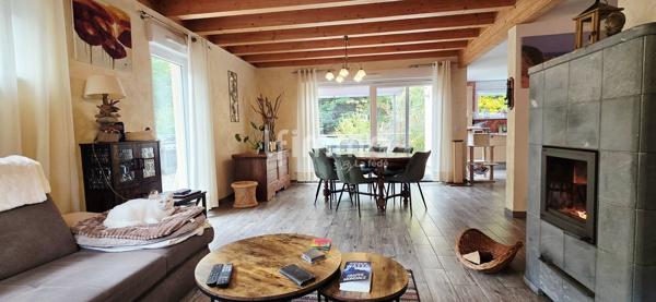 Ossature bois 131 m² DPE B Jardin et forêt