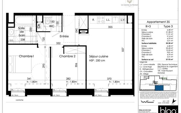 Appartement à vendre    3 pièces •  Arras