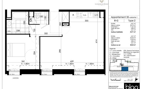 Appartement à vendre    3 pièces •  Arras