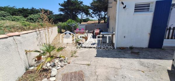 Maison de vacances sur la plage avec jardin extérieure