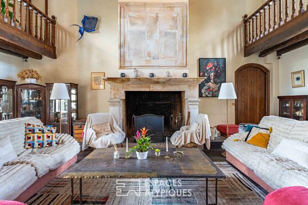 Maison de maître et grange réhabilitée, un lieu d’inspiration entre art, nature et prestige en Vallée de Chevreuse :