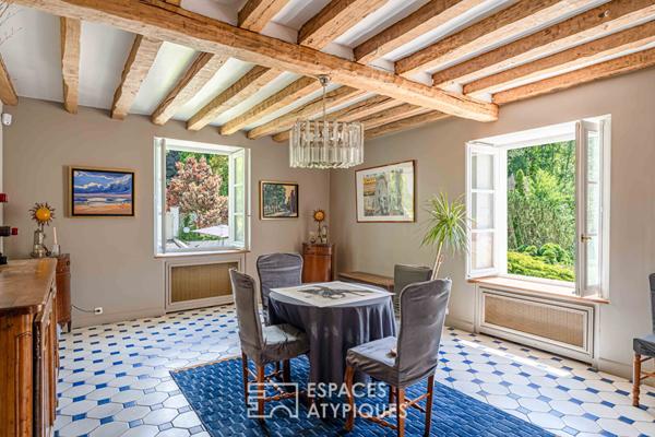 Maison de maître et grange réhabilitée, un lieu d’inspiration entre art, nature et prestige en Vallée de Chevreuse :