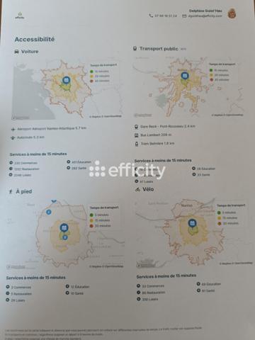 Appartement 3 pièces - 61 m² Exclusivité efficity
