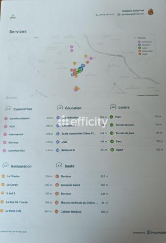 Appartement 3 pièces - 61 m² Exclusivité efficity