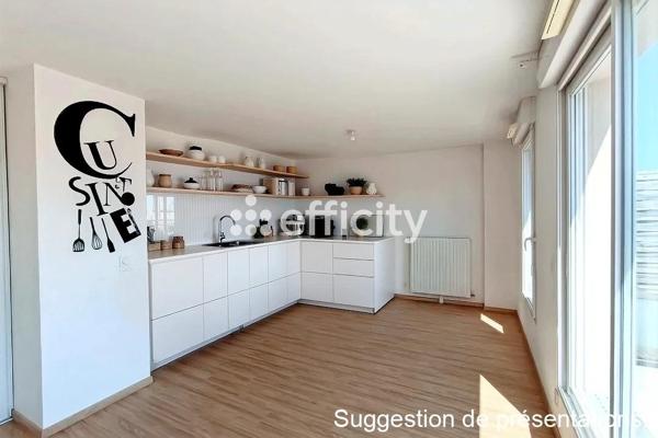 Appartement 3 pièces - 61 m² Exclusivité efficity