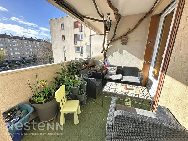 Appartement Ermont centre ville 4 pièce(s) 80m² 2e étage avec terrasse loggia, parking et cave