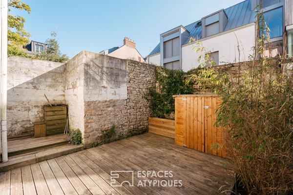 Charmant appartement avec cour au coeur du quartier Albert 1er