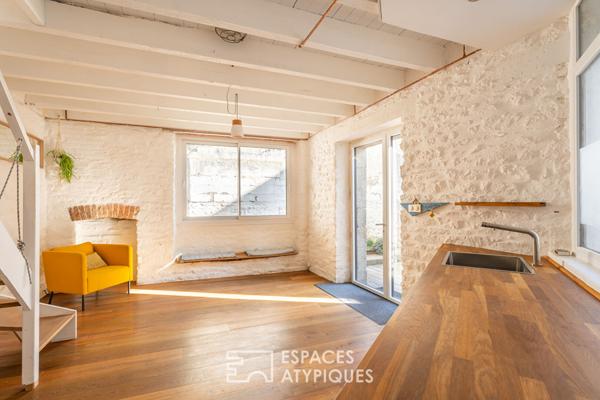 Charmant appartement avec cour au coeur du quartier Albert 1er