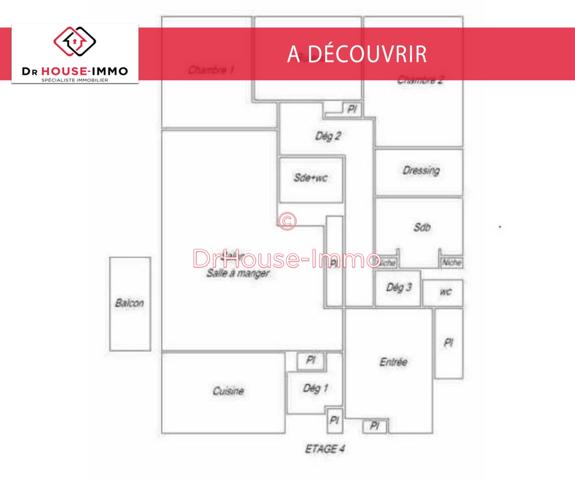 Appartement à vendre 5 pièces de 119 m²