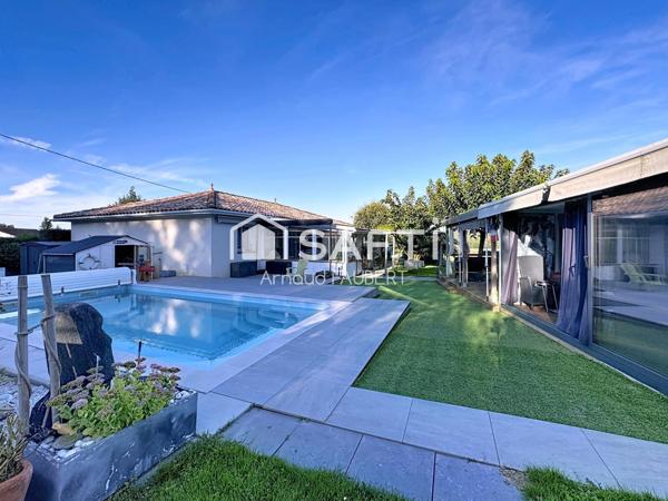 Maison T4 avec véranda garage pool house piscine