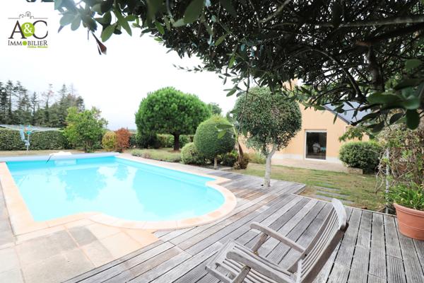 PONT-SCORFF MAISON DE PLAIN-PIED SUR 100M² DE TERRAIN AVEC PISCINE