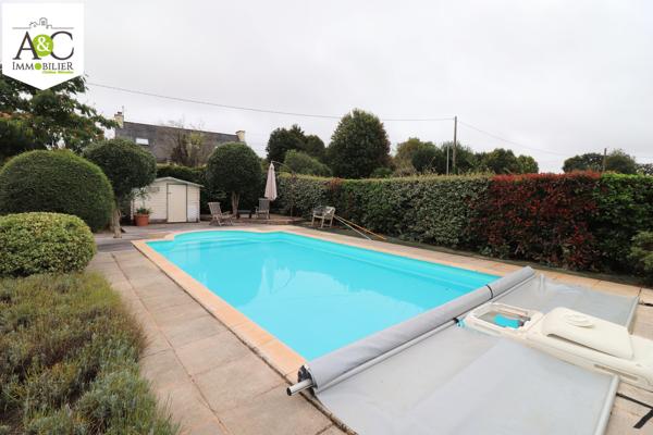 PONT-SCORFF MAISON DE PLAIN-PIED SUR 100M² DE TERRAIN AVEC PISCINE