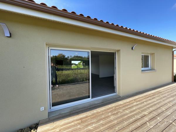 Fleurance (32500) Maison neuve, plain-pied, T4 avec jardin et garage