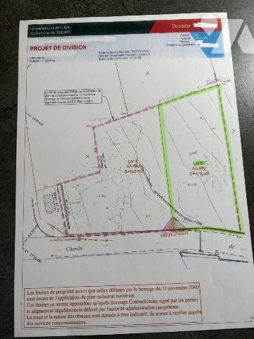 TERRAIN A BATIR - THOIRY Hameau de BAIZENAS - surface de 476 m2 - HORS LOTISSEMENT -