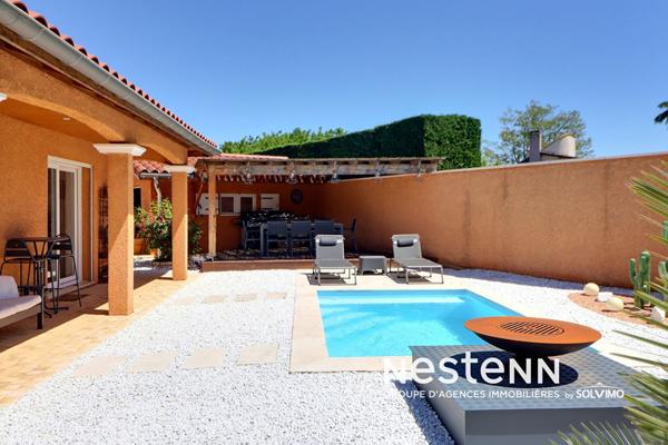 Saint Priest Manissieux Maison 4 pièces 107 m2 piscine terrain 681m2