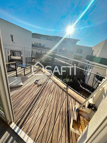 Appartement T3 rénové avec terrasse et garage