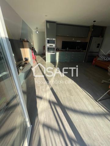 Appartement T3 rénové avec terrasse et garage