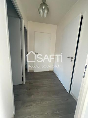 Appartement T3 rénové avec terrasse et garage