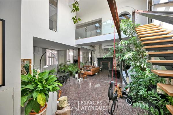 Loft napoléonien avec terrasse et bassin sur les toits