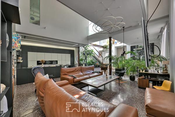 Loft napoléonien avec terrasse et bassin sur les toits