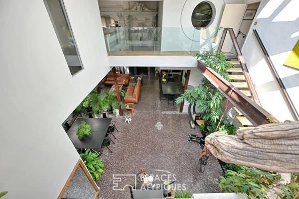 Loft napoléonien avec terrasse et bassin sur les toits