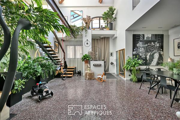 Loft napoléonien avec terrasse et bassin sur les toits